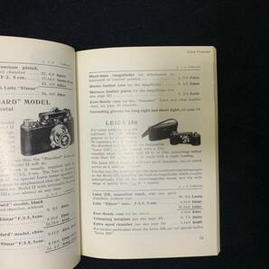 ライカ Leitz General Catalogue 1936年 大変珍しいライカ総合カタログ全95ページ 美品の画像7