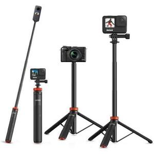 UURig gopro用 アクセサリー gopro用三脚 130cm gopro用 自撮り棒 GoPro hero11/10/9/8/ Insta360 X3/ONE RS/ONE X2/ONE X/ONEに対応