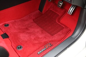 HONDA ホンダ 純正 シビック フロア カーペット マット フロント リア セット Type R FL5 PREMIUM FLOOR MAT RED CIVIC リヤ エンブレム