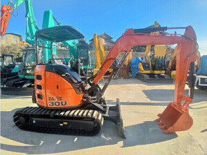 Мини-гидравлическая лопата (Mini Yumbo) Hitachi Construction Machinery ZX30U-5A 2012 1 713H ★ Новый год продажа ★ Общая труба выхлопная пластинка