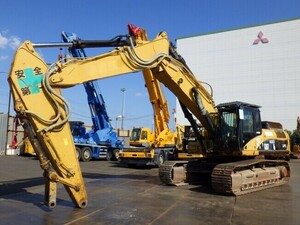 油圧ショベル(Excavator) Caterpillar 330D L 2008 5,122h 特殊配管, 解体用2-stageブーム仕様, オレンジグラッ