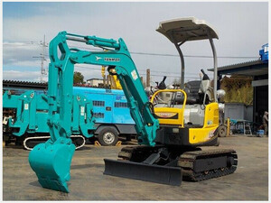 Mini油圧ショベル(Mini Excavator) Yanmar ViO17 202001 1,481h 作動良好　鉄tracks+パッド　可変脚　0.06m3