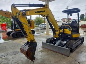 Mini油圧ショベル(Mini Excavator) Yanmar ViO45 (ViO45-6A) キャノピー仕様 202006 1,568h 共用配管