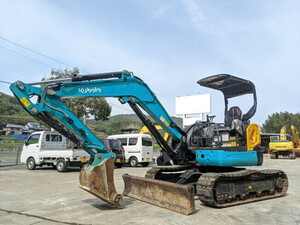 Mini油圧ショベル(Mini Excavator) クボタ U-40-6E 202007 630h 併用配管 併用配管included ブレードincluded