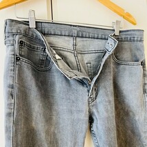 F8966cE LEVI’S 511 リーバイス511 デニムパンツ サイズW36 L30 (M～L位) グレー メンズ 135周年 ジーンズ ジーパン 古着_画像5