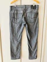 F8966cE LEVI’S 511 リーバイス511 デニムパンツ サイズW36 L30 (M～L位) グレー メンズ 135周年 ジーンズ ジーパン 古着_画像3