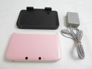 【同梱可】中古品 ゲーム ニンテンドー3DS LL 本体 SPR-001 ピンク×ホワイト 動作品 充電器付き