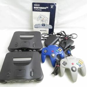 【同梱可】中古品 ゲーム NINTENDO 64 本体 NUS-001 NUS-013 コントローラー 電源スイッチ 周辺機器 グッズセットの画像1