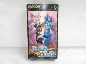 【同梱可】中古品 ゲーム スーパーファミコン ソフト ロックマン＆フォルテ 取扱説明書 箱あり