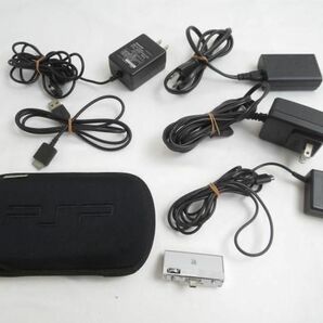 【同梱可】中古品 ゲーム PSP 本体 PSP1000 ピアノブラック 動作品 充電ケーブル カバーケース 周辺機器 グッズセッの画像6