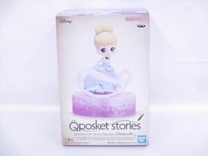 【新品】 フィギュア Qposket stories Disney Characters Cinderella シンデレラ Bカラー 未開封