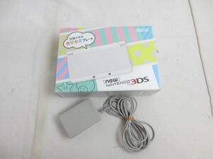 【同梱可】中古品 ゲーム Newニンテンドー3DS 本体 KTR-001 ホワイト 動作品 取扱説明書 充電器 箱付き