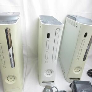 【まとめ売り 訳有】 ゲーム Xbox 360 本体 ジャンク品 ホワイト ブラック コントローラー 電源ケーブル 周辺機器 グの画像5