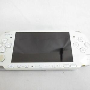 【同梱可】中古品 ゲーム PSP 本体 PSP3000 ホワイト 動作品 メモリースティック 8GB 充電ケーブル カバー付きの画像2