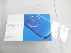 【同梱可】中古品 ゲーム PSP 本体 PSP3000 ハイブランドブルー 動作品 周辺機器 箱あり