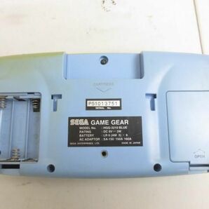 【同梱可】中古品 ゲーム セガ GAME GEAR ゲームギア 本体 HGG-3210 ブルー 動作品 本体のみの画像3