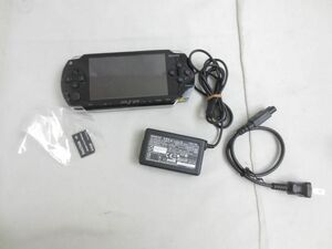 [ including in a package possible ] secondhand goods game PSP body PSP1000 piano black operation goods charger memory stick 4GB attaching 