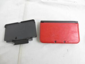 【同梱可】中古品 ゲーム ニンテンドー3DS LL 本体 SPR-001 レッド ブラック 動作品 カバー 充電スタンド付き