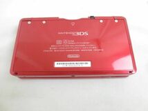 【同梱可】中古品 ゲーム ニンテンドー3DS 本体 CTR-001 フレアレッド 動作品 充電器付き_画像4