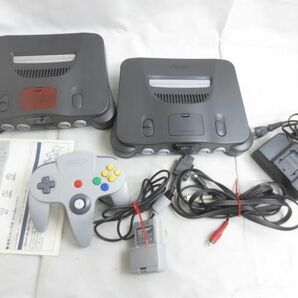 【同梱可】訳あり ゲーム NINTENDO 64 本体 ジャンク品 NUS-001 NUS-013 振動パック コントローラー 周辺機器 グッズの画像1