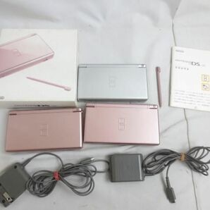 【同梱可】訳あり ゲーム ニンテンドーDS 本体 DS Lite ジャンク品 USG-001 ピンク シルバー 充電ケーブル グッズセの画像1