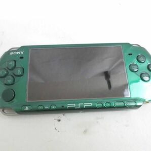 【同梱可】中古品 ゲーム PSP 本体 PSP3000 PSP3000 グリーン 動作品 充電ケーブル メモリーカード8GB 周辺機器付きの画像2
