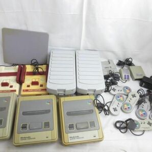 【まとめ売り 動作未確】 ゲーム スーパーファミコン 本体 HVC-002 コントローラー 電源ケーブル ケース 周辺機器 グの画像1