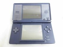 【同梱可】中古品 ゲーム ニンテンドーDS 本体 DS Lite USG-001 エナメルネイビー 動作品 取扱説明書 箱あり_画像7