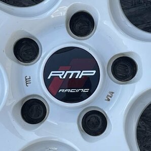 RMPレーシング R50 ホワイト 18インチ ホイール&タイヤセット PCD120-5穴 8.5J +45 ※個人宅発送不可 ★BMW/FK8 シビックタイプRの画像2