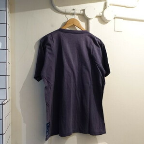 THE POOL AOYAMA Tシャツ ネイビー ユーズド加工 サイズＭの画像2