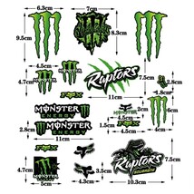 人気2枚 防水ステッカー/モンスターエナジー/バイク/車/ストリート バイクステッカー ヘルメットステッカーMONSTER ENERGY MotoGP デカール_画像4