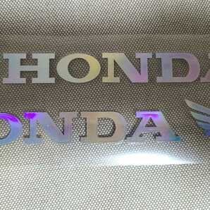 Hondaホンダ 人気カラー 防水 光反射変色リフレクター エンブレムステッカー左右計2枚ウィングマーク本田の画像7