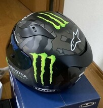 反射防水 耐久性素材 ヘルメットステッカー モンスターエナジー 2枚セットバイクステッカー ヘルメットデカール MONSTER ENERGY_画像8