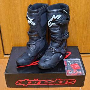 未使用 Alpinestars TECH3 エンデューロブーツ US8 (26.5cm) 黒（検索用 アルパインスターズ オフロードブーツ モトクロスブーツ テック3の画像1