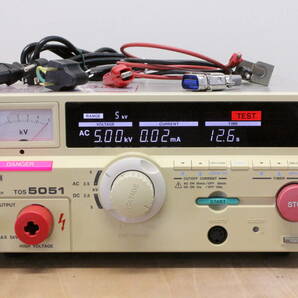 完動品 TOS5051 AC/DC耐電圧試験器 高圧リレー交換済 KIKUSUI 菊水電子工業    管k531000w403k70の画像2