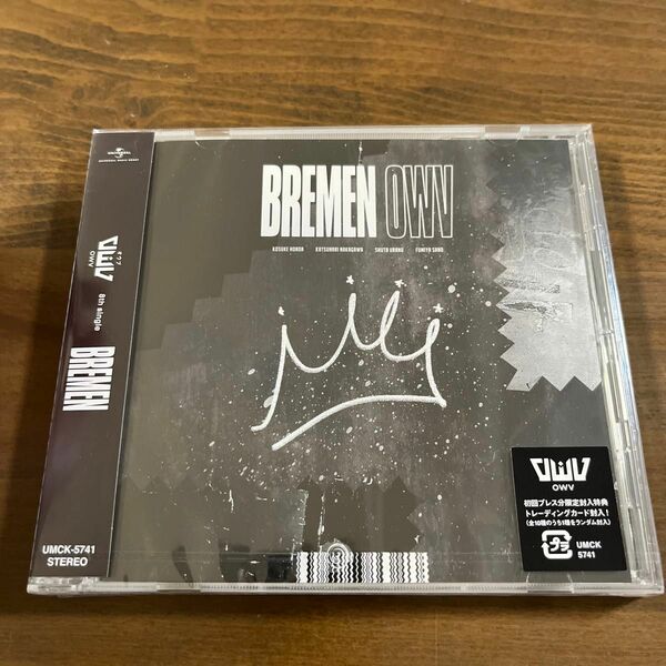 通常盤 (初回プレス) トレカ封入 OWV CD/BREMEN 24/2/7発売 【オリコン加盟店】