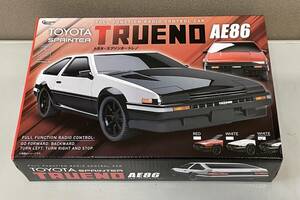 TOYOTA SPRINTER TRUENO AE86 ラジコンカー トヨタ スプリンター トレノ 86　ホワイト・カーボンボンネット