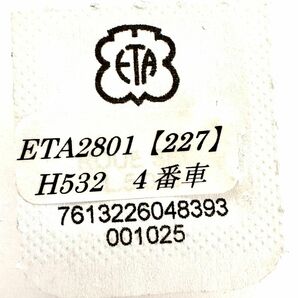 ETA 2801(2842-2)-227 4番車　Aig3