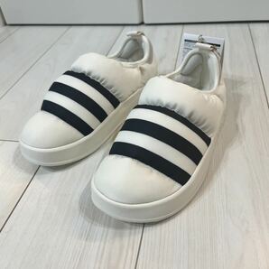 アディダス オリジナルス パフィレッタ オフホワイト/コアブラック(GY1593) ADIDAS ORIGINALS PUFFYLETTE OFF WHITE/CORE BLACKの画像1