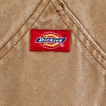 M3 ディッキーズ w40 アメリカ古着　メキシコ製　ダック地 オーバーオール ベージュ　ブラウン　1スタ　Dickies メンズ_画像8