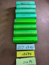 Z37　18650リチウムイオン　単電池 　8本セット！！！_画像1