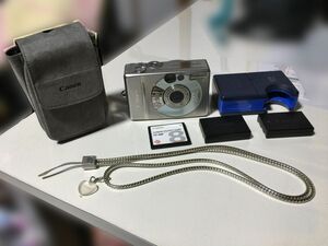 中古 ジャンク Canon IXY DIGITAL 300 キャノン デジタルカメラ チェーンネックストラップ コンパクトデジカメ