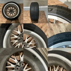 BBS RG218 DTM PCD120 5H 8J ET38 17インチ BMW E30E36E46Z3 318isM3M5M6 F20 F30などに AC schnitzer HARTGE ALPINA 希少 当時物 旧車 JDMの画像8