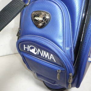 HONMA TEMA TOUR WORLD ホンマゴルフ 9.5型★中古～良品★プロモデル スタンド(BLUE)ゴルフ キャディバックの画像7