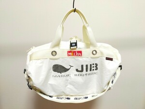  regular price ¥21560 JIBjib whale Boston duffel bag S white white casual travel part . Club sport motion bag bag bag