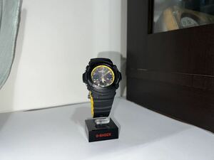 【作動品】 AWG-M100SBY-1AJF CASIO G-SHOCK 黄色＆ブラック 2色ベルト 電波ソーラー 腕時計