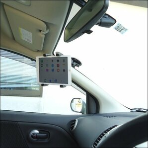 車載 タブレット PC ホルダー [P] モバイルホルダー ガラス吸着タイプ iPad PCホルダー 10インチ対応/23Кの画像5