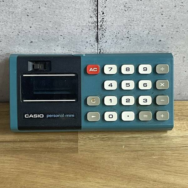 動作確認済み CASIO カシオ CM-607 personal-mini 電卓 ヴィンテージ VTG vintage 昭和レトロ 計算機 パーソナルミニ