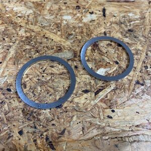  Triumph BSA pre unit oil seal washer front fork custom stem suspension (WW29048)