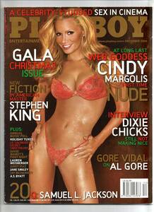 US Playboy Magazine December 2006 Cindy Margolis